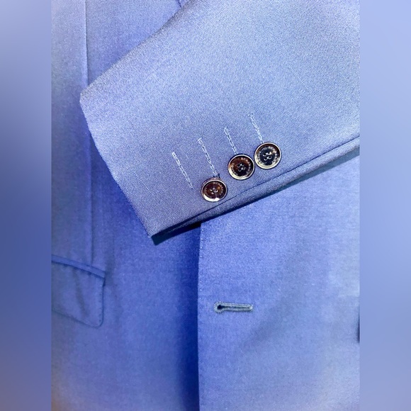 Burberry Milbury Navy Full Suit- 2 Piece. EU: 50R. Good Condition. - Picture 3 of 14